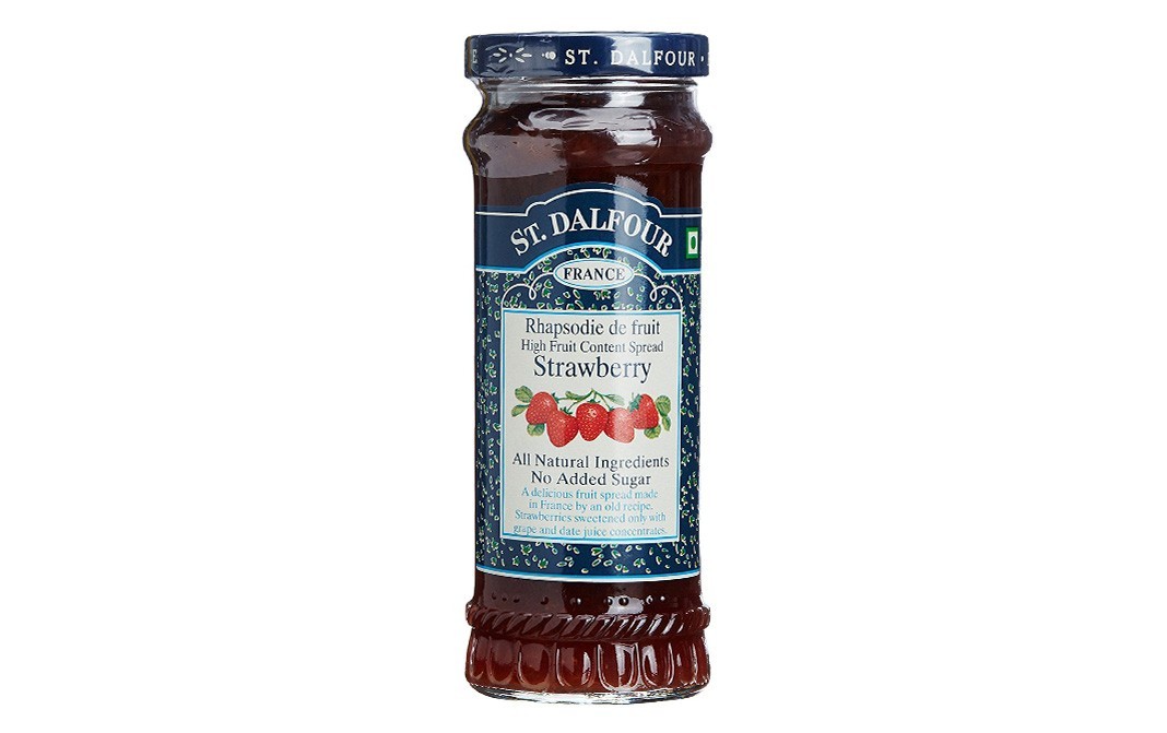 St. Dalfour Strawberry, Fruit Preserve    Glass Jar  284 grams